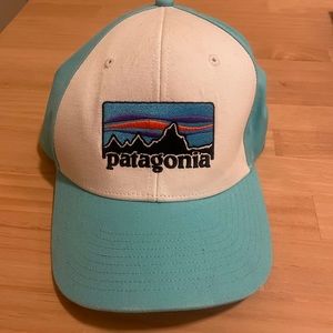 Teal Patagonia Baseball Hat
